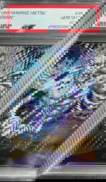 1995 Marvel Metal #96 Iceman PSA 10 Gem Mint X-Men