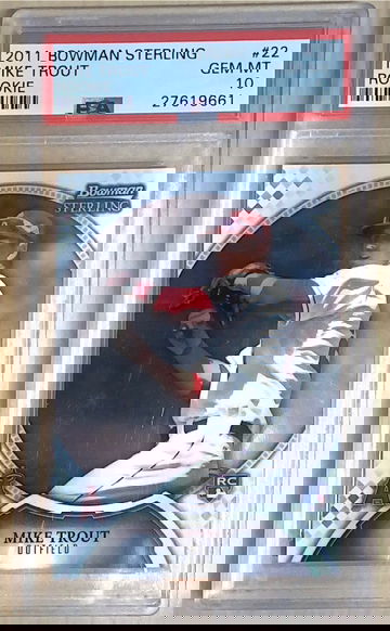 2011 Mike Trout Bowman Sterling PSA 10