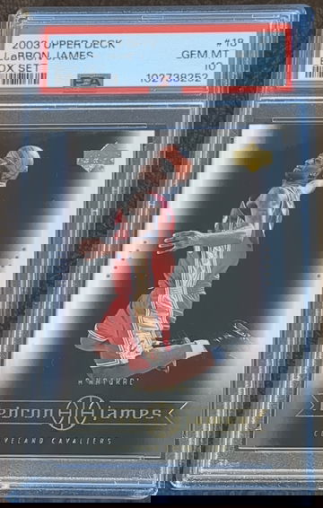 2003 Upper Deck, LeBron James Box Set, #18, Rookie RC, PSA 10