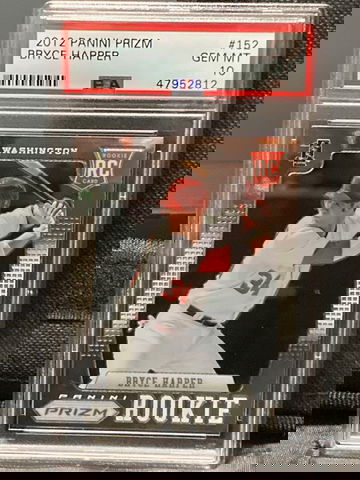 2012 Panini Prizm BRYCE HARPER Rookie Card #152 PSA 10 