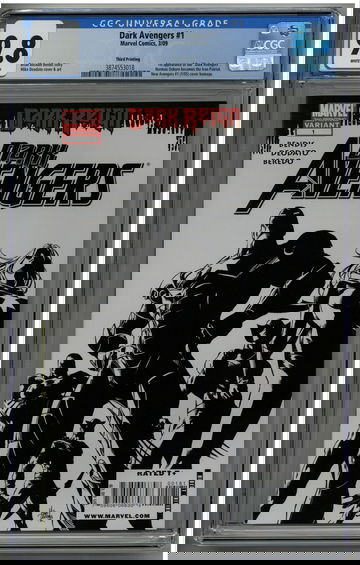 Dark Avengers #1 3rd Print CGC 9.8 1st Iron Patriot Dark Wolverine app.