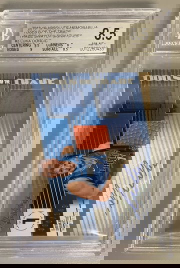 2018-19 Absolute Memorabilia Tools of the Trade Luka Doncic BGS 8.5 Auto 10