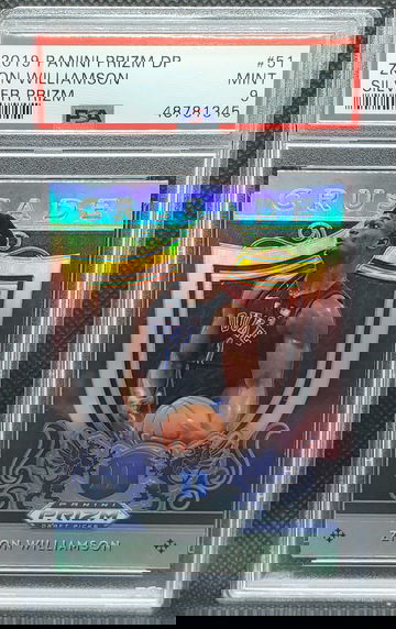 2019 Panini Prizm DP Zion Williamson #51 Silver Prizm PSA 9