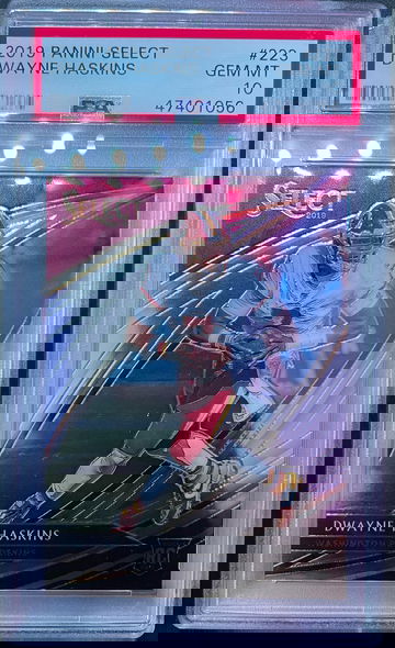 2019 panini select dwayne haskins field level rc psa 10