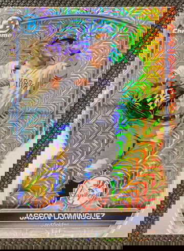 2023 Bowman Chrome Jasson Dominguez Mega Box Mojo Image Variation Refractor SSP