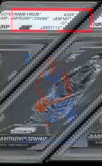 2015 Panini Prizm Karl Anthony Towns PSA 10