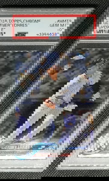 2018 Topps Chrome Gleyber Torres Update RC