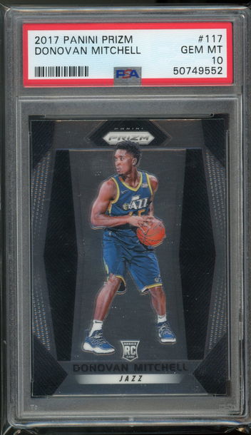 2017 Prizm Donovan Mitchell PSA 10