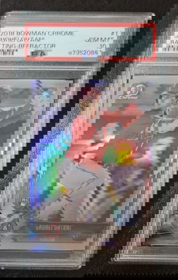 2018 Bowman Chrome Refractor #/499 Shohei Ohtani RC PSA10