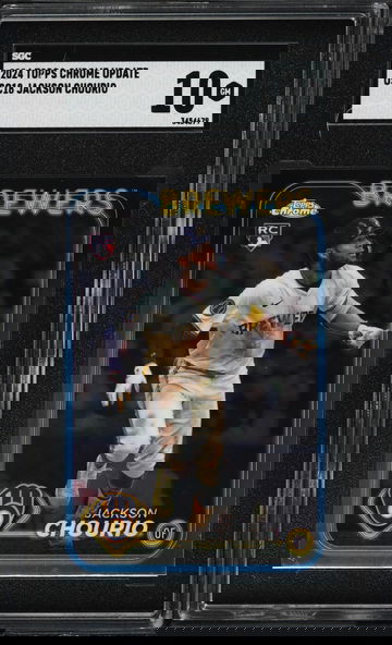 2024 Topps Chrome Update Jackson Chourio ROOKIE #USC18 SGC 10 GEM MINT