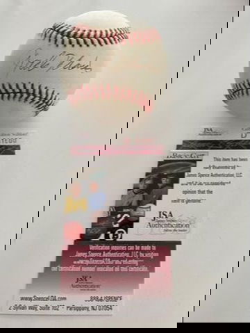 Jack Morris signed baseball. Autograph is certified by JSA.