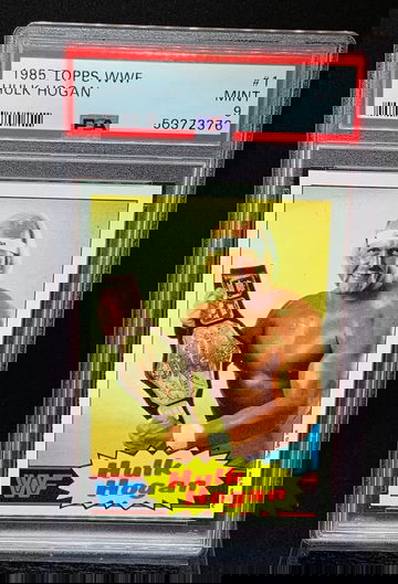 1985 Topps Hulk Hogan #1 PSA 9 Low Pop