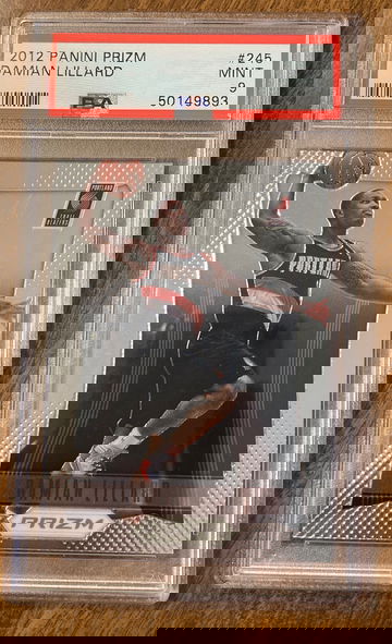 2012 prizm Lillard psa 9 