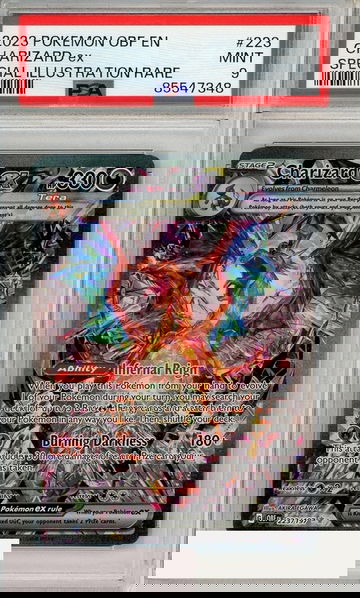 2023 POKEMON OBF EN-OBSIDIAN FLAMES CHARIZARD EX #223 SIR PSA 9 MINT