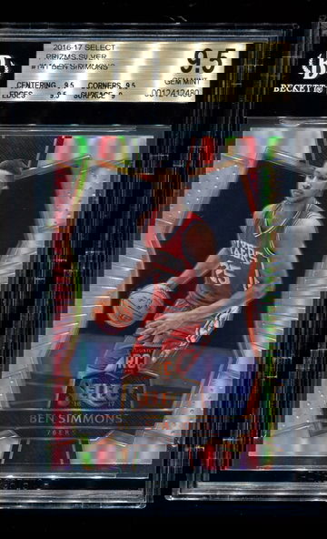 Ben Simmons Silver Prizm BGS 9.5