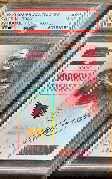 2019 Kyler Murray Panini Contenders 1999 Throwback Rookie Auto /20 PSA 9 Ticket Autograph RC SP