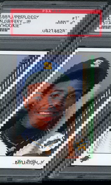 KEN GRIFFEY Jr -  1989  Upper Deck # 1  -  MINT  -  PSA 10