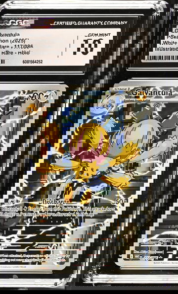 2025 Pokémon White Flare Illustration Rare Galvantula #117/086 Holo CGC 10