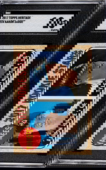 AARON JUDGE 2017 Topps Heritage Rc #214 SGC 10