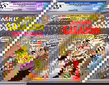 JACKIE GLEASON & THE HONEYMOONERS #1-2 CGC 2.5 CULT CLASSIC 1950’S TV SERIES 1956