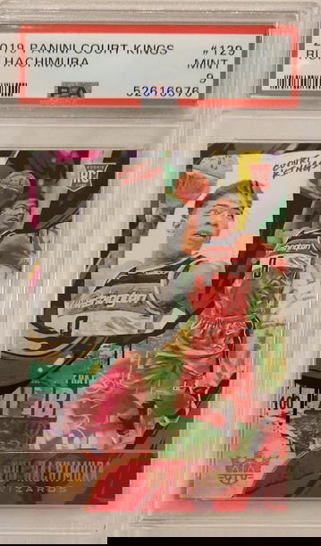 Rui Hachimura 2019-20 Court Kings #129 Level II 2 Rookie Card RC Lakers psa 9