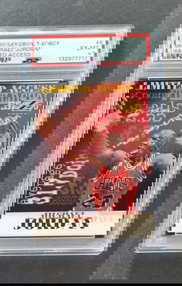 1997 SKYBOX Z-FORCE LIMITED ACCESS #6 MICHAEL JORDAN PSA 6 EX-MT