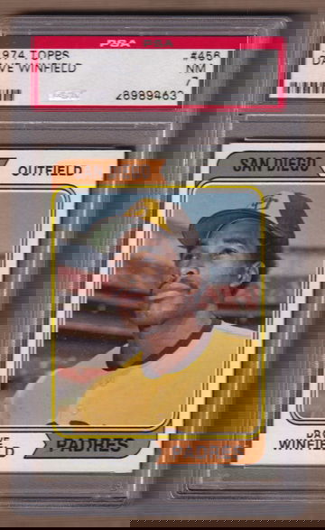 1974 Topps #456 Dave Winfield PSA 7