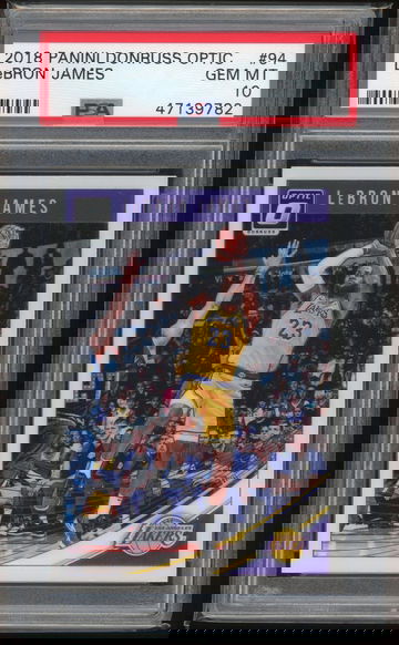 2018 Panini Donruss Optic Lebron James PSA 10