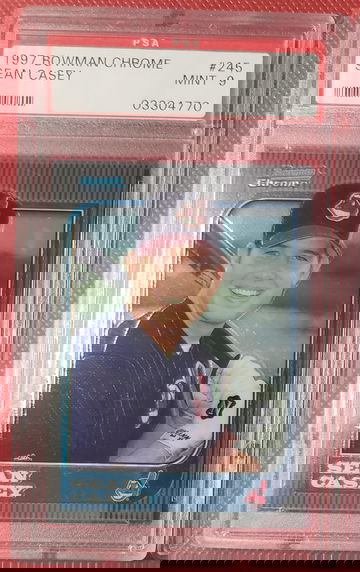 1997 Bowman Chrome Sean Casey #245 PSA 9