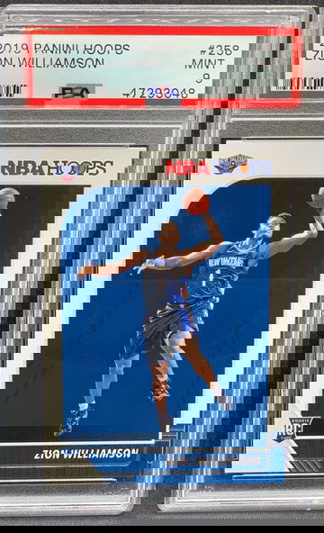 Zion Williamson 2019 Panini Hoops PSA 9