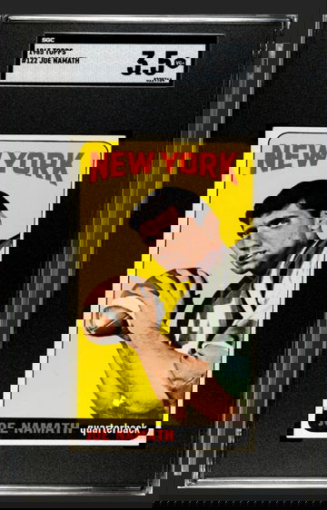 1965 Topps Joe Namath RC #122 SGC 3.5