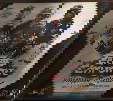 2020 Topps Chrome Sapphire Sealed Box