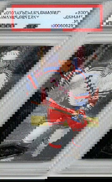 2010 UPPER DECK BLACK DIAMOND #200 WAYNE GRETZKY CARD RANGERS PSA 10