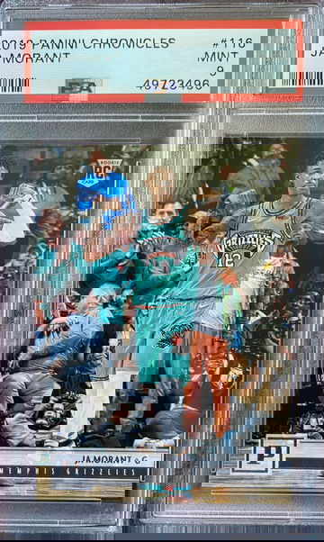 2019 Panini Chronicles #116 JA MORANT RC Rookie Card PSA 9 MINT Young Dolph Cameo