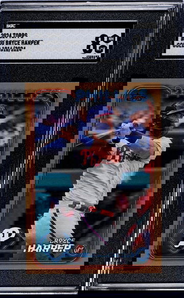 2024 Topps #200 Bryce Harper Gold /2024 SGC 8