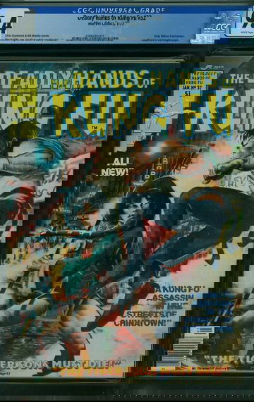 Deadly Hands Of Kung Fu 32 WP CGC 9.4 1st Daughters Of The Dragon Marvel 1/977