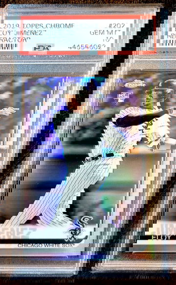 Eloy Jimenez 2019 Topps Chrome Refractor Silver PSA 10 Gem Mint Rookie Card RC