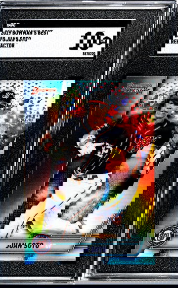 2019 Bowman's Best #59 Juan Soto Refractor SGC 10