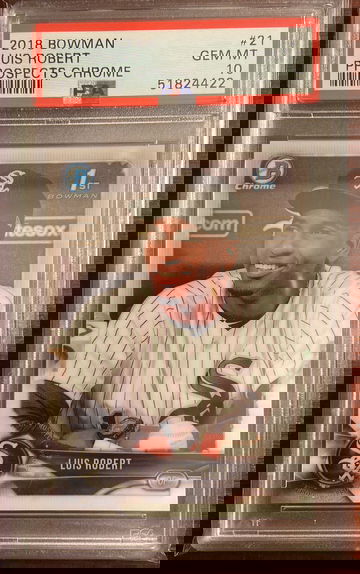 2018 Bowman Chrome Luis Robert PSA 10
