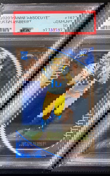 2020 Panini Absolute Justin Herbert #167 PSA 10 GEM MINT Rookie