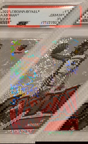 2020 Crown Royale Ja Morant Kaboom! Case Hit SSP PSA 10 GEM MINT