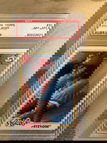 1978 Topps Pete Rose PSA 8