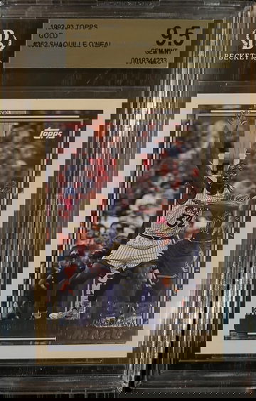 1992 Topps Gold #362 Shaquille O'Neal Orlando Magic Rookie RC BGS 9.5 GEM MINT