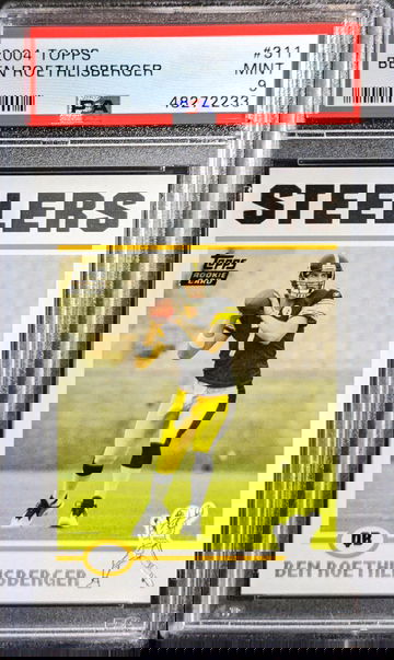 2004 Topps #311 Ben Roethlisberger RC PSA 9 Mint Steelers