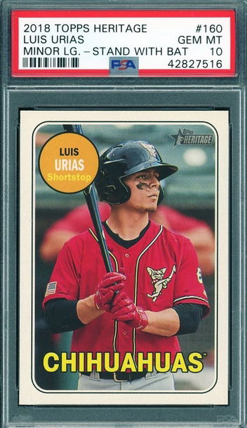 Luis Urias 2018 Topps Heritage Minor League