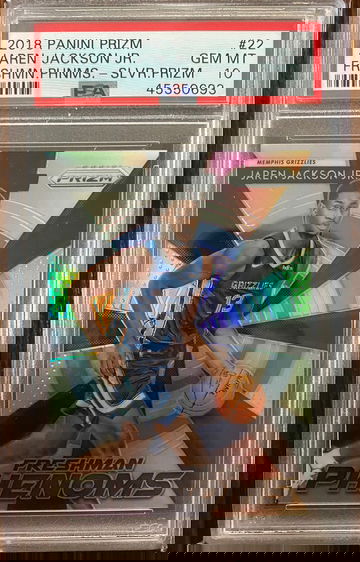 Jaren Jackson Jr Silver Prizm RC Rookie PSA 10