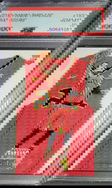 2018 Panini Threads Trae Young PSA 10