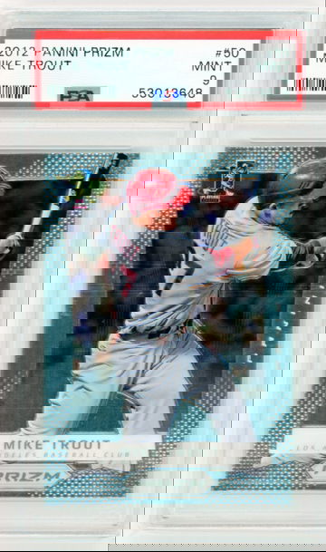 2012 Panini Prizm #50 Mike Trout PSA 9 MINT!