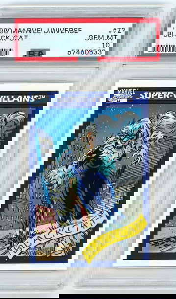 1990 Impel Marvel Universe Series 1 BLACK CAT #72 PSA 10