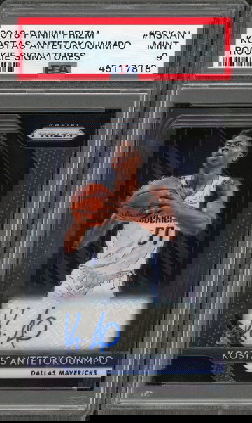 Kostas Antetokounmpo 2018 Rookie Signatures PSA 9